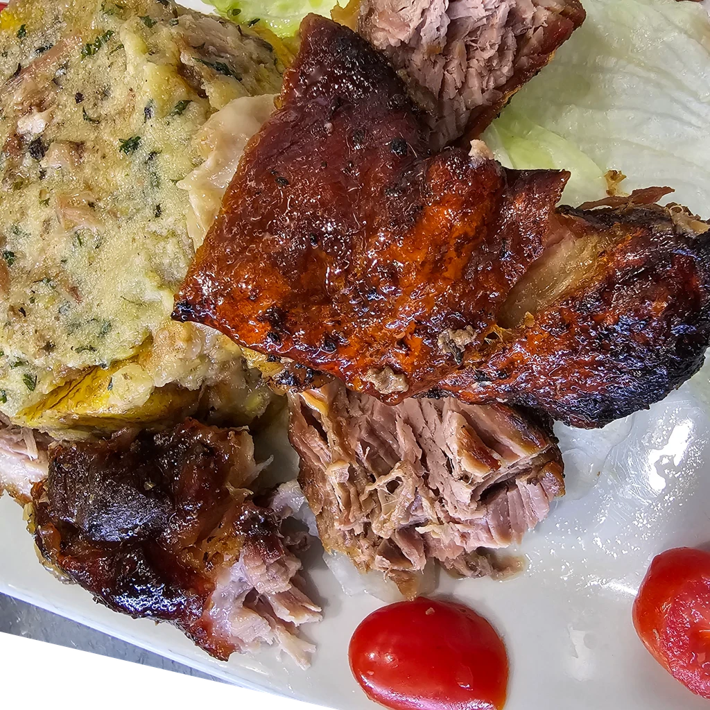 Pernil / Rost Pork Mofongo